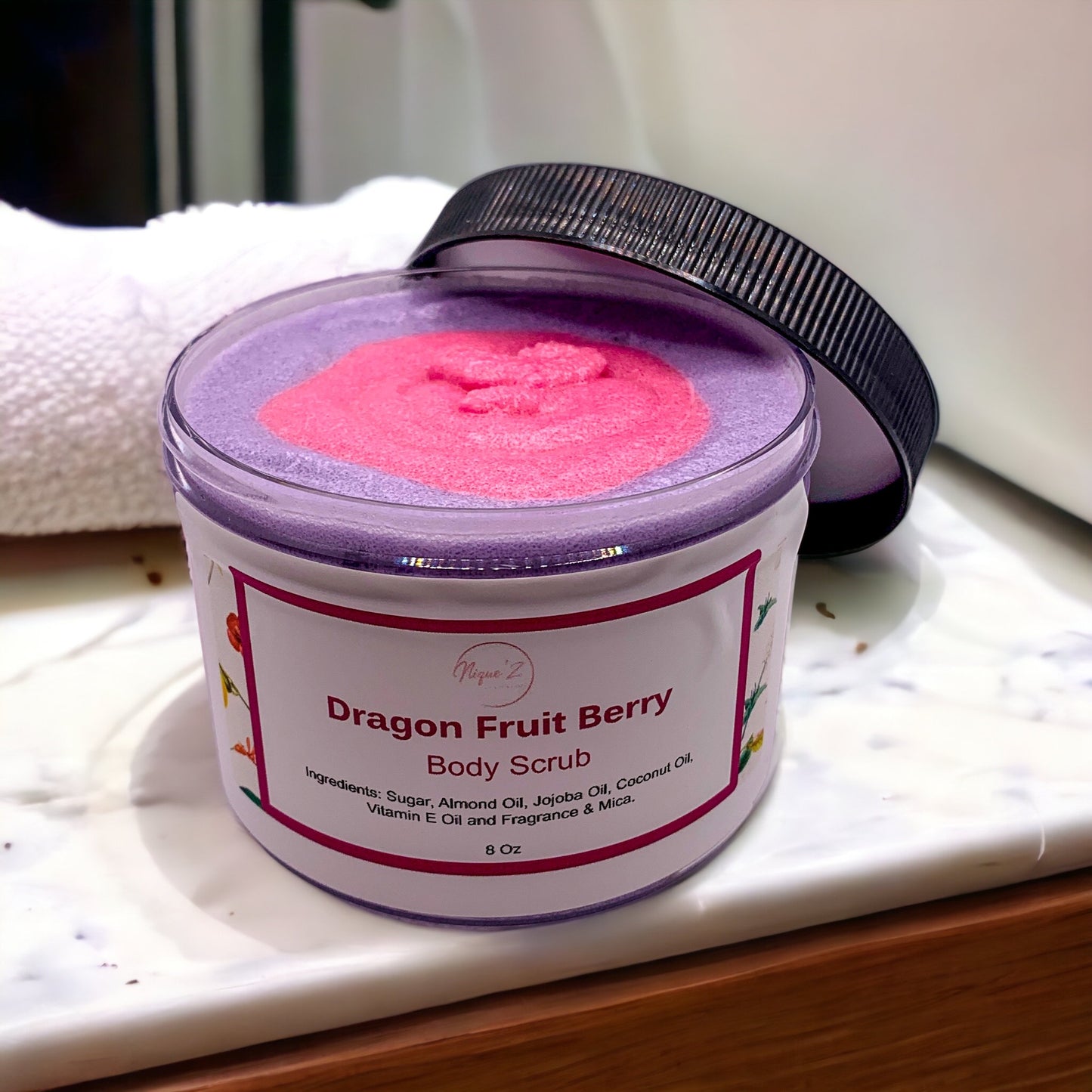 Dragon Fruit Berry Body Scrub